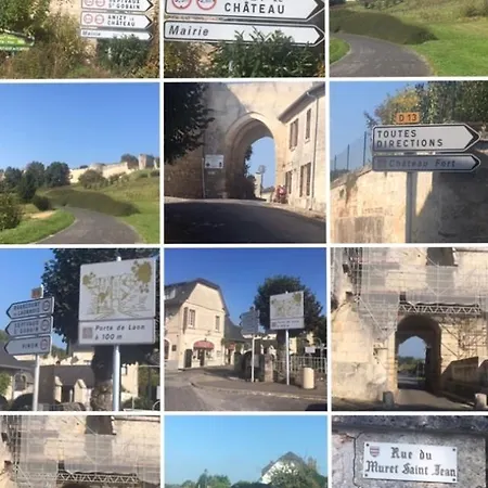 Ferienhaus Maison Cosy Dans Village Historique Coucy-le-Château-Auffrique